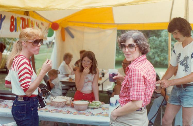 1982 Greer, Bea's 75th-4